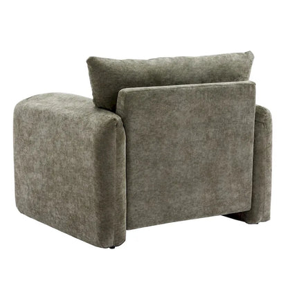 Chenille Oversized Armchair Accent Chair Single Sofa