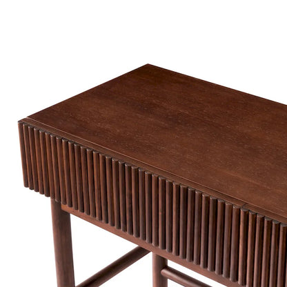 Solid Wood Console Table with 2-Drawer