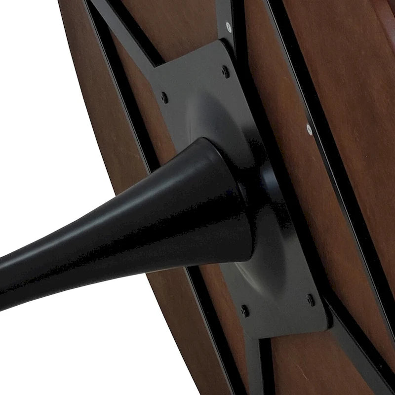 Modern Round Dining Table With Four Patchwork Tabletops