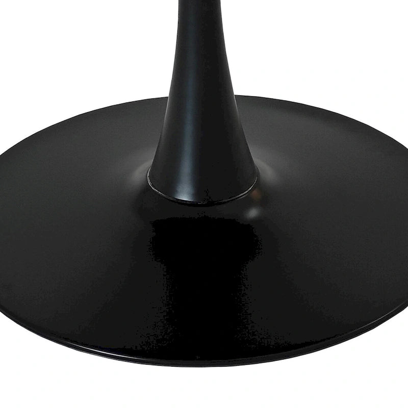 Modern Round Dining Table With Four Patchwork Tabletops