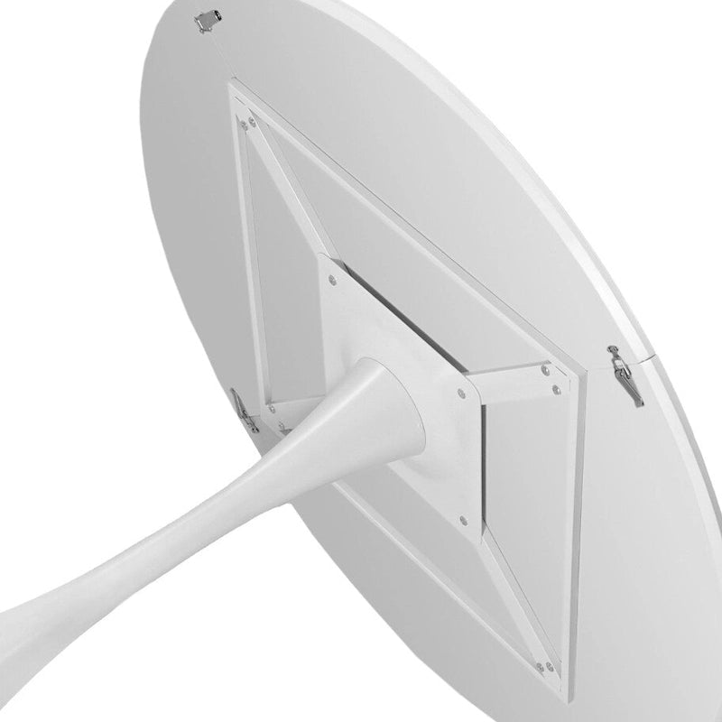 Modern Round Dining Table With Four Patchwork Tabletops