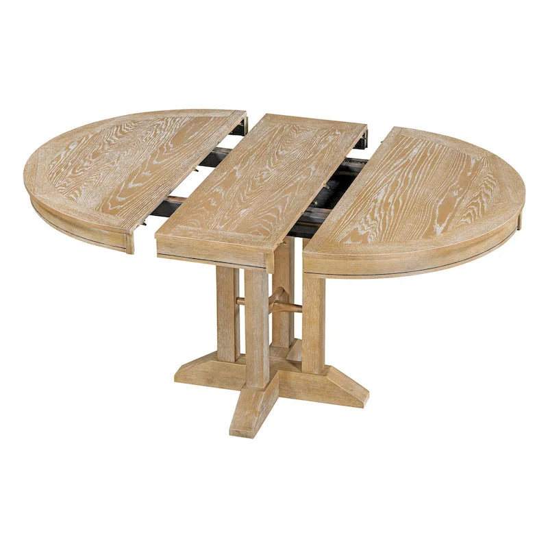Dining Table Extendable Round Table