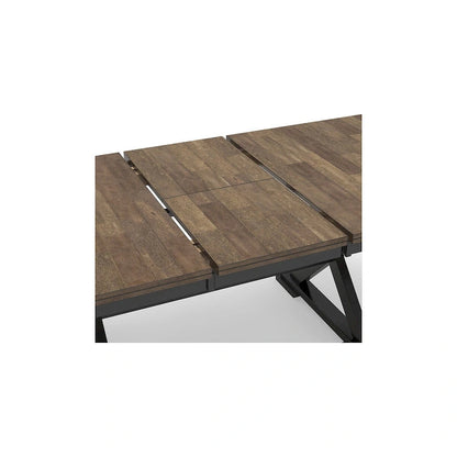 Signature Design by Ashley Wildenauer Brown/Black Dining Extension Table - 40 W x 78 D x 30.13 H