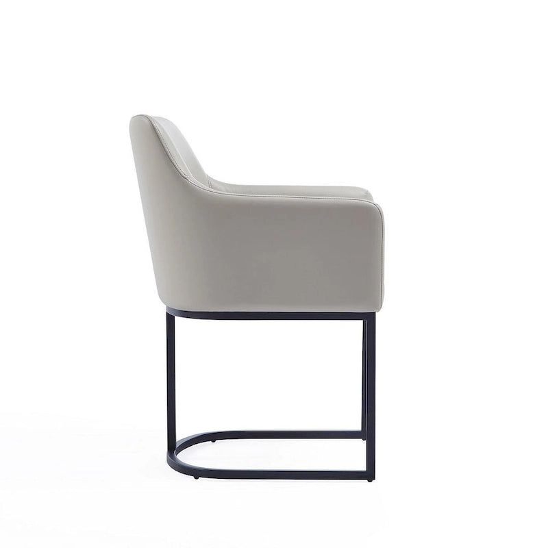 Manhattan Comfort Modern Serena Leatherette Upholstered Dining Chair Set