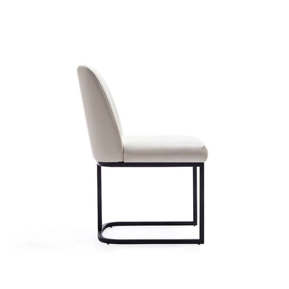 Manhattan Comfort Modern Serena Leatherette Upholstered Dining Chair Set
