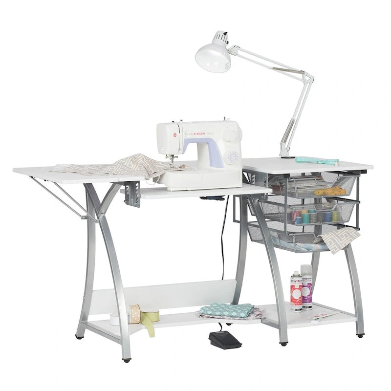 Sew Ready Pro Stitch Sewing and Craft Table with Storage
