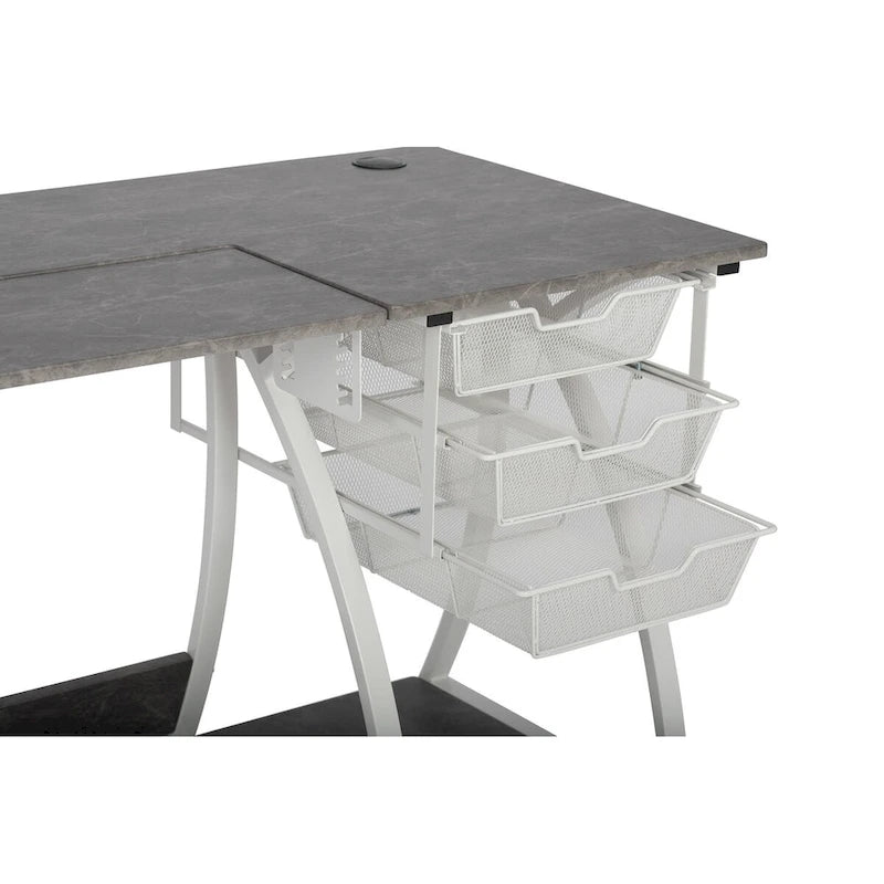 Sew Ready Pro Stitch Sewing and Craft Table with Storage