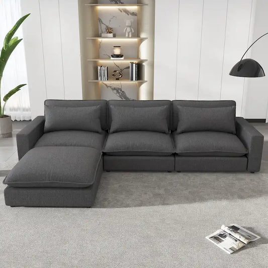 Sectional Sofa Cloud Sofa Chenille Upholstered Sofa