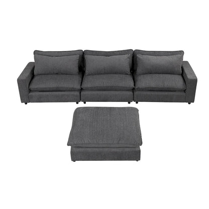 Sectional Sofa Cloud Sofa Chenille Upholstered Sofa