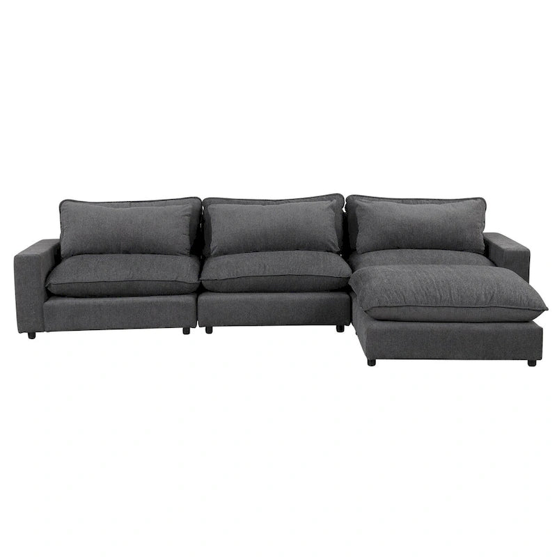Sectional Sofa Cloud Sofa Chenille Upholstered Sofa