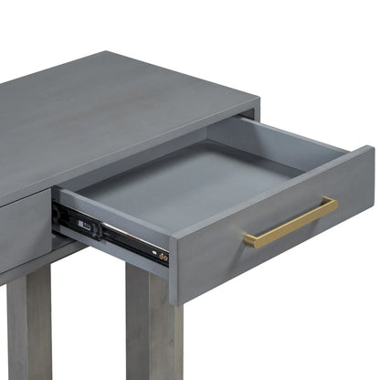 Elegant Console Table with Three Drawers, Extra Long Entryway Table for Entryway, Hallway, Living Room, Foyer