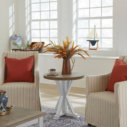 Liberty Furniture Summerville Round End Table for Living Room Accent
