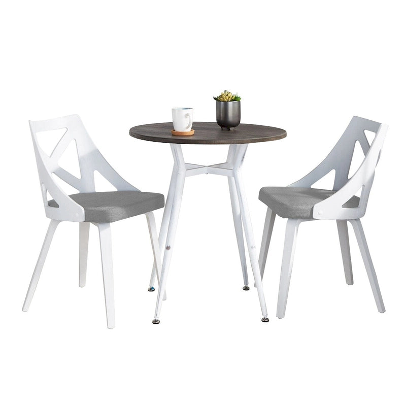 The Gray Barn Ciara-Charlotte Round 3-Piece Dinette Set