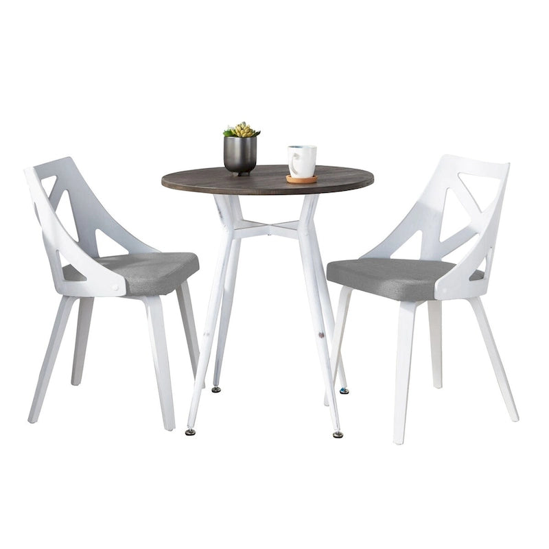 The Gray Barn Ciara-Charlotte Round 3-Piece Dinette Set