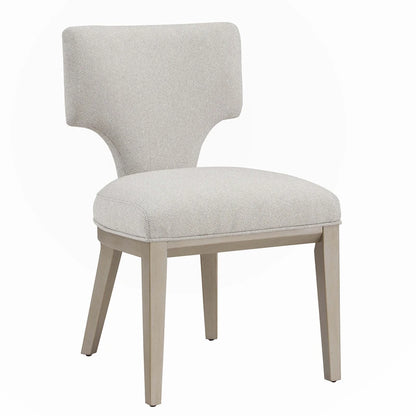Ivory and Champagne Side Chair (Set of 2)