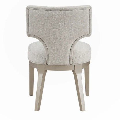 Ivory and Champagne Side Chair (Set of 2)