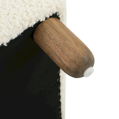 Naci Modern Boucle Ottoman Bench by Christopher Knight Home