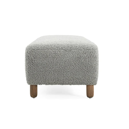 Naci Modern Boucle Ottoman Bench by Christopher Knight Home