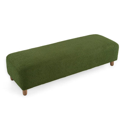 Naci Modern Boucle Ottoman Bench by Christopher Knight Home