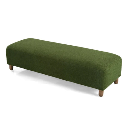 Naci Modern Boucle Ottoman Bench by Christopher Knight Home