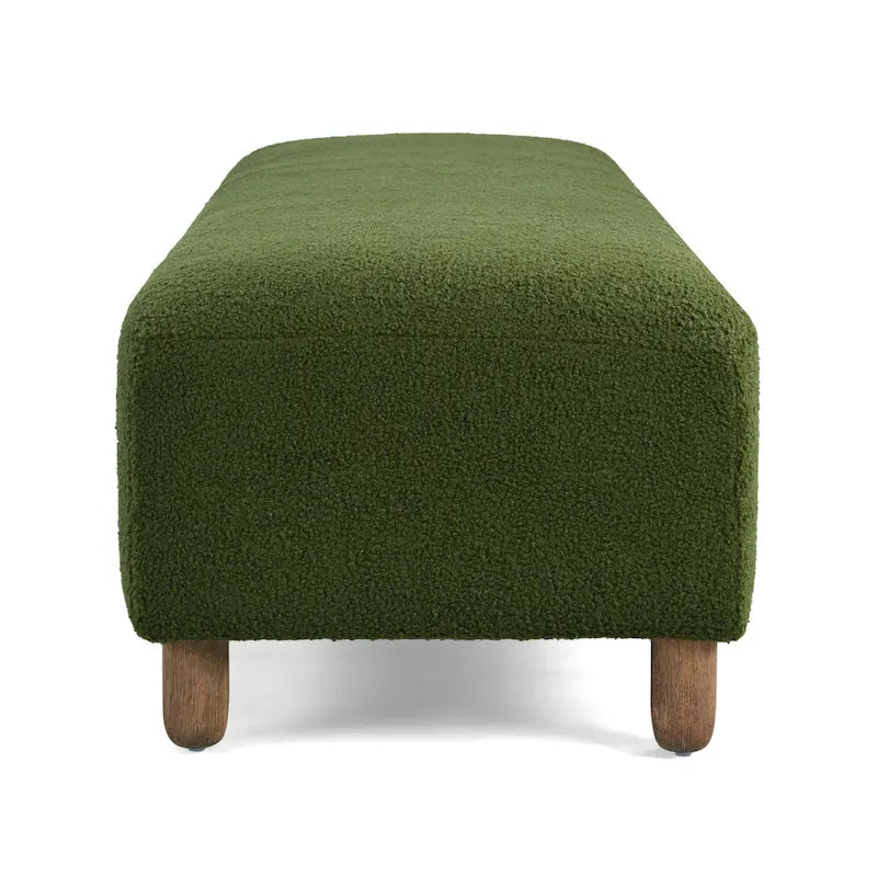 Naci Modern Boucle Ottoman Bench by Christopher Knight Home
