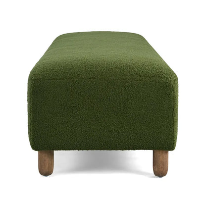 Naci Modern Boucle Ottoman Bench by Christopher Knight Home