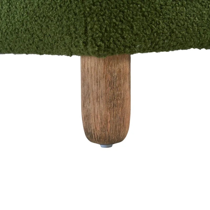 Naci Modern Boucle Ottoman Bench by Christopher Knight Home