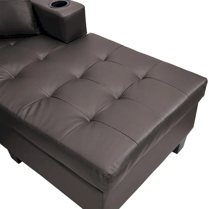 Sectional Sofa Set for Living Room with L Shape Chaise Lounge