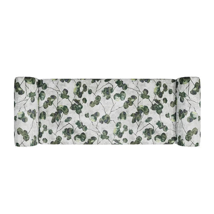 Wallen Traditional Rolled Arm Storage Bench Ottoman with Nailheads